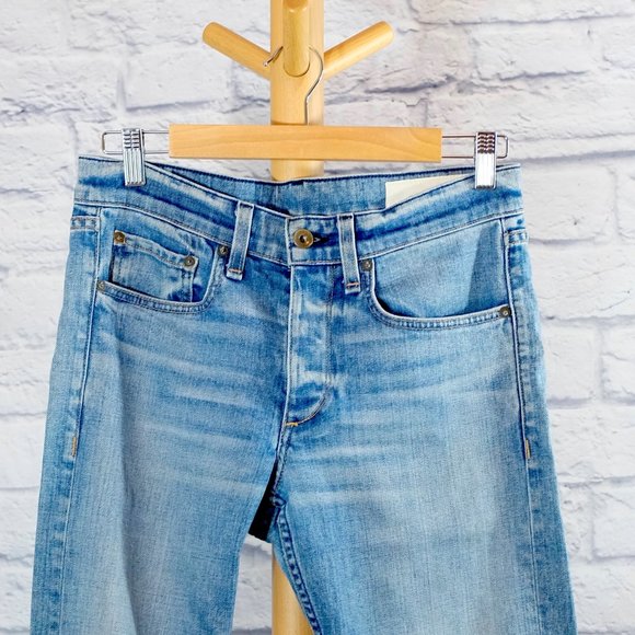 Slim Fit Light Indigo Authentic Stretch Jean